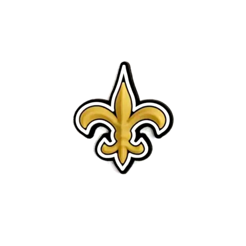 New Orleans Saints Croc Charm | Saints Jibbitz | Croc Accessory | Bracelet Charm